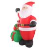 Inflatable Santa Elk Built in LED Weatherproof Fade Resistant Inflatable Christmas Decoration for