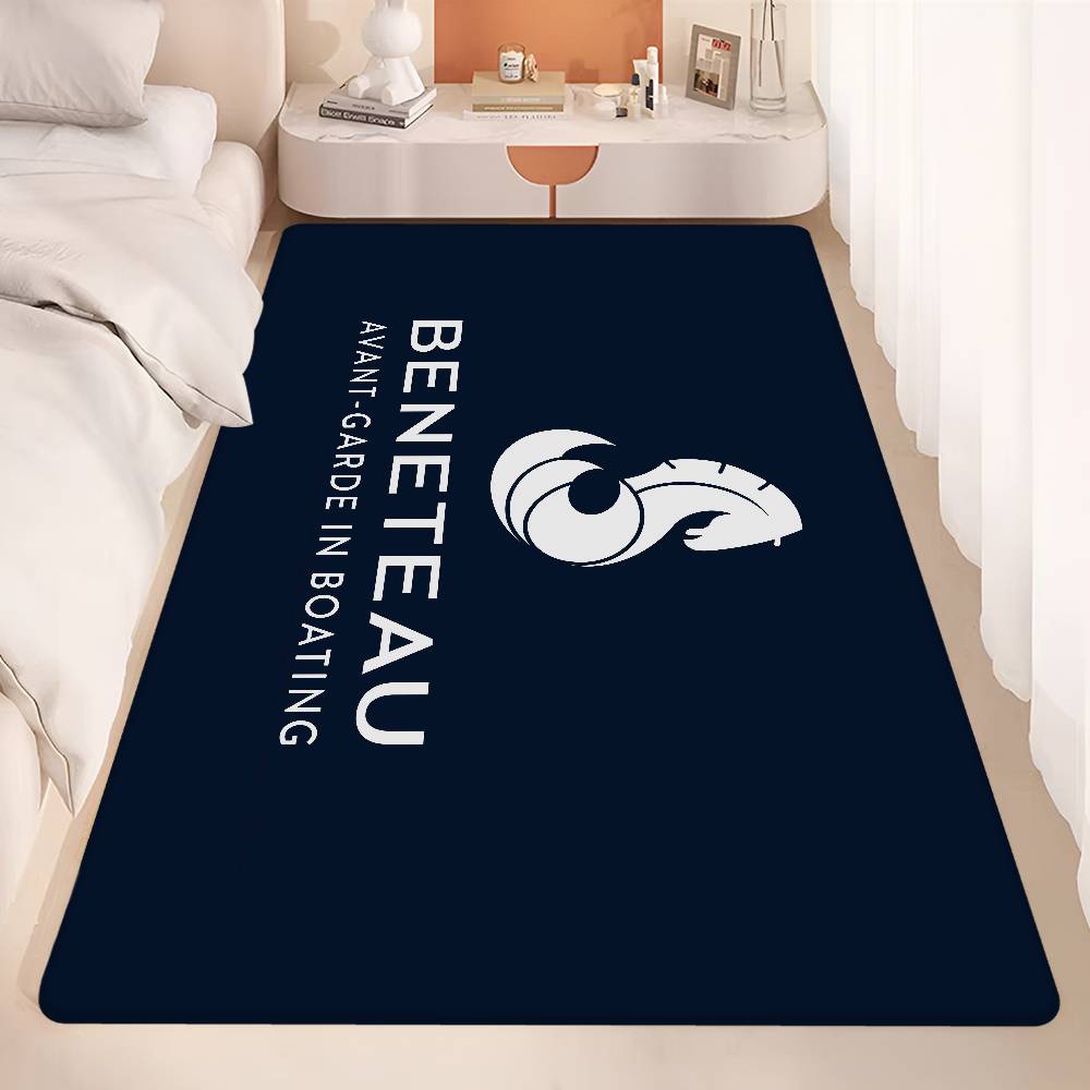 B-BENETEAU Logo Bathroom Mat Anti-slip Absorb Water Long Strip Cushion Bedroon Mat Welcome Doormat