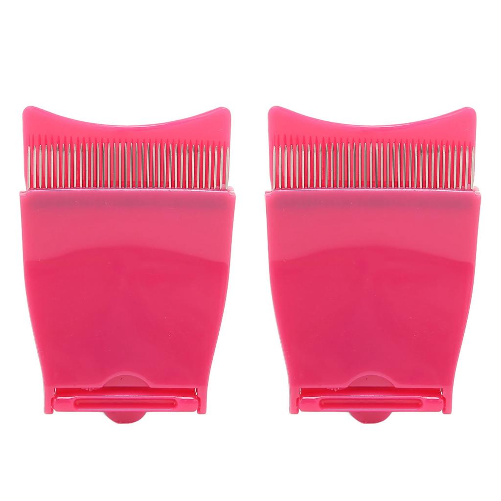 2 Pcs Portable Folding Eye Lash Comb Eyelash Separator Eyelash Grooming Tool for Travel