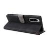Compatible with Sony Xperia 5: Leather Phone Case with Card Slot, Bracket, and Lanyard.