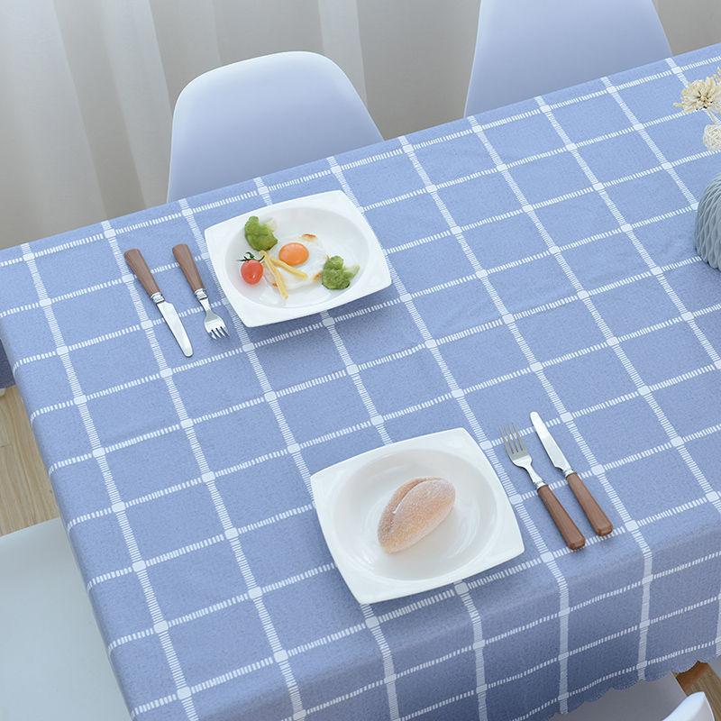 PVC Tablecloth Waterproof and Oil-proof Washable Net Red Desk Cloth Rectangular Dining Table Cloth Coffee Table Placemat