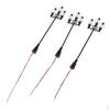 3Pc 1:100 Model Railway Led Lamppost Street Lights Building 8.9cm 3V
