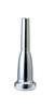 Bach Megatone 3B Trumpet Mouthpiece, Silver-Plated Finish