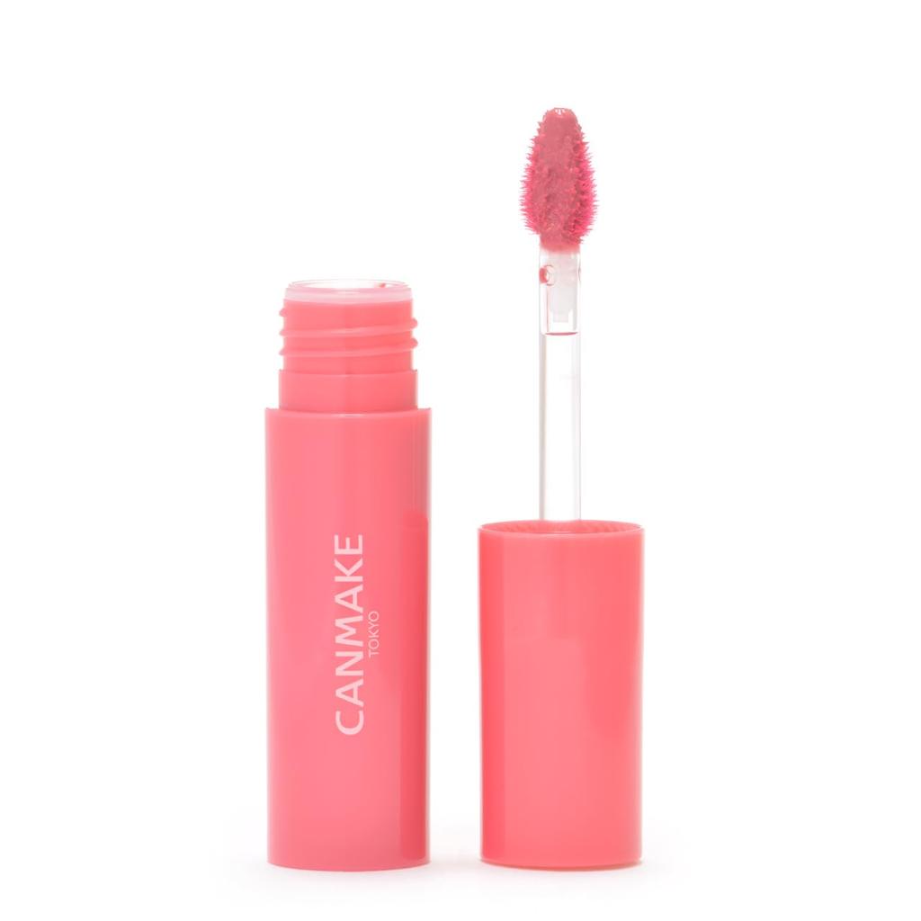Canmake Glass Tint Syrup 40th Anniversary Memorable Pink Red Lip Classic Reddish Pink 3.1g Tint, Glossy,