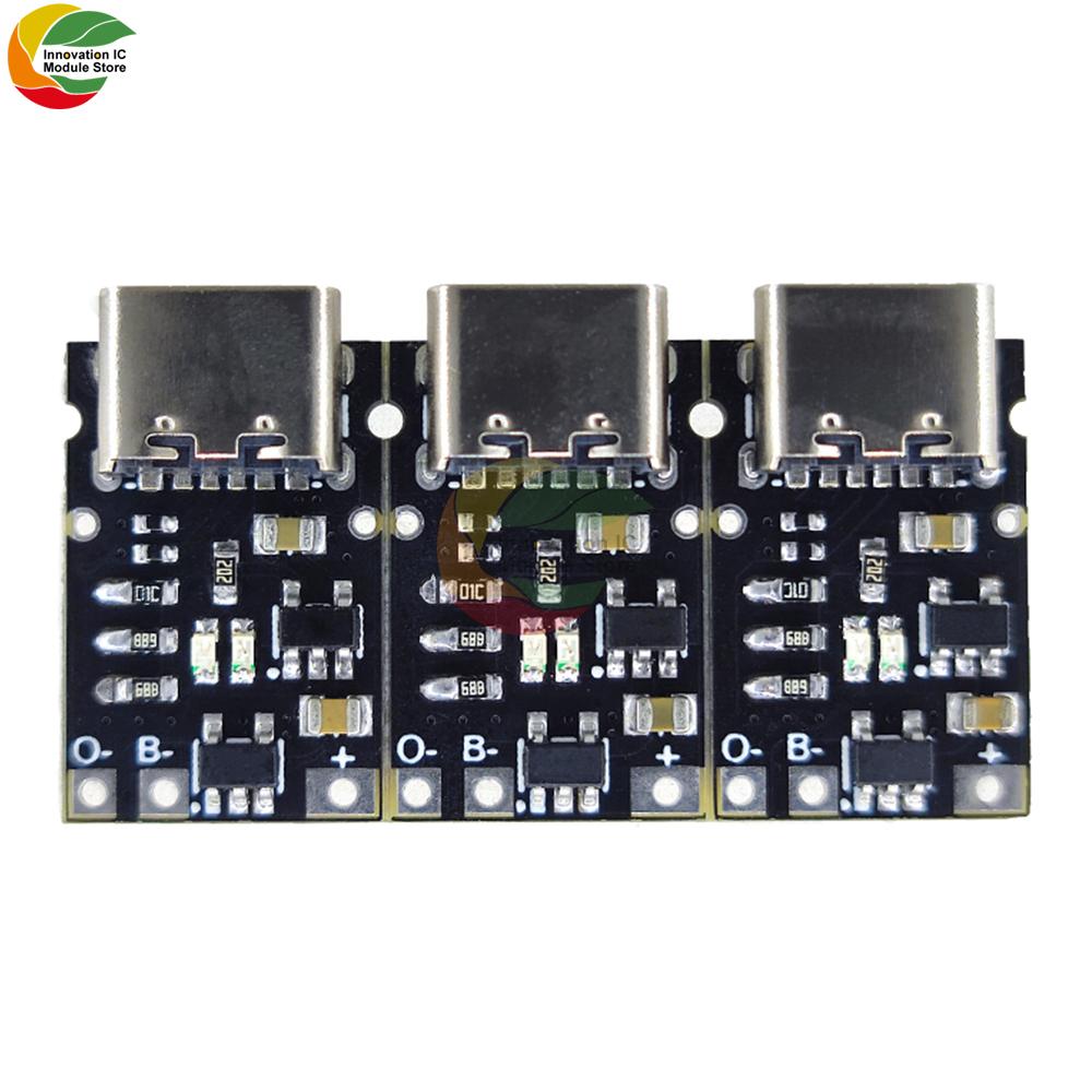 Charging Module Battery Charging Board with Battery Protection BMS 5V Type-C Lithium Battery Charge Module