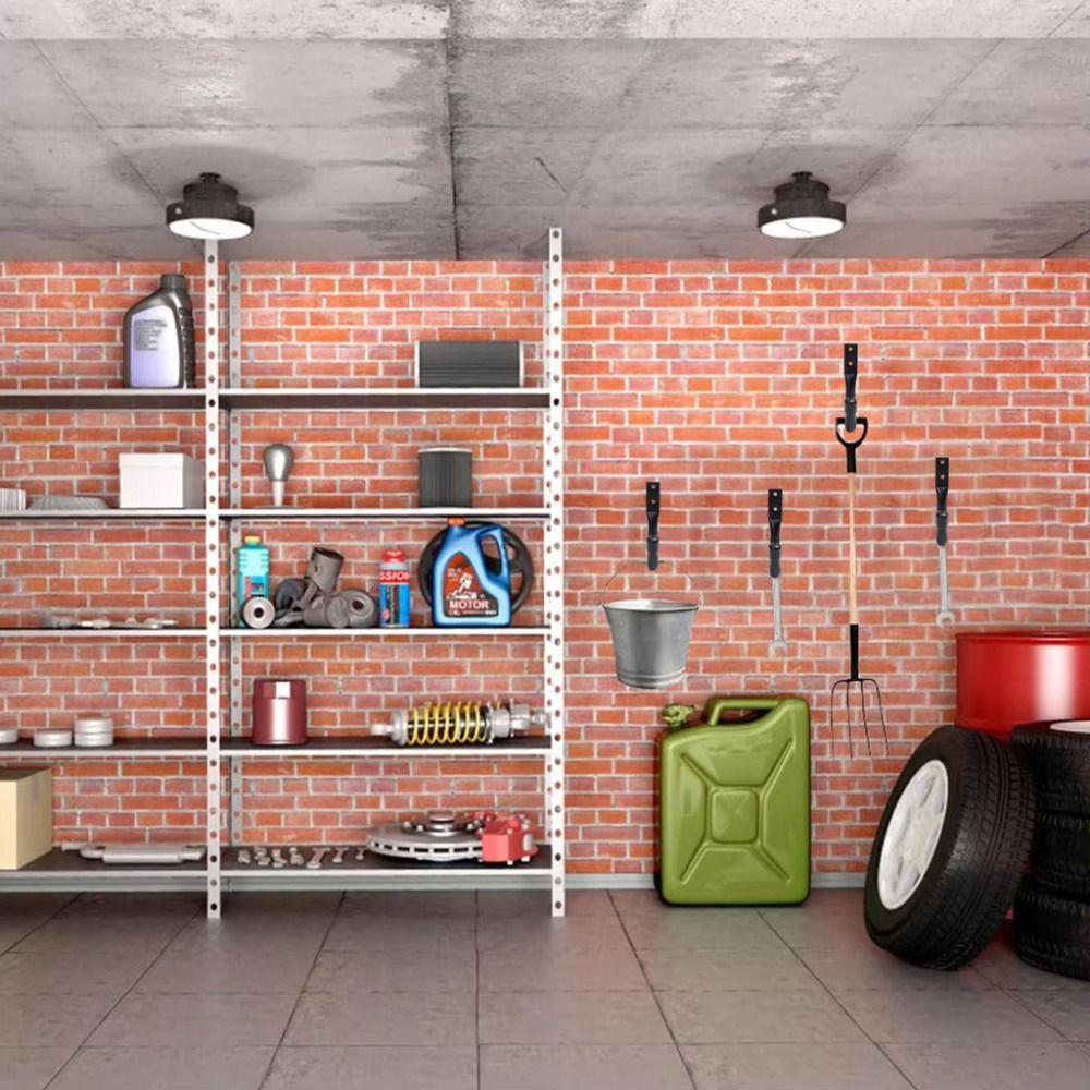 2 zestawy wytrzymałych garażowych haczyków w kształcie litery J ze śrubami, ścienne haczyki do przechowywania w garażu, stojaki do przechowywania na drzwiach i ścianach