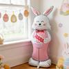 59inch Giant Standing Easter Balloon Eggs Bunny Inflatable Balloon for Easter Party Decoration Home Room Decor Supplies
