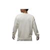 Jordan Felpa con logo a lettera tinta unita Air 1, girocollo, manica lunga, da uomo, bianco sporco FJ7789-133
