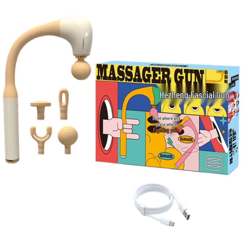 HEZHENG Curved Fascia Gun Massager