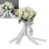 Wedding Bouquets Flower Hand Bouquet Silk Artificial Fake Flowers for   Wedding Party and