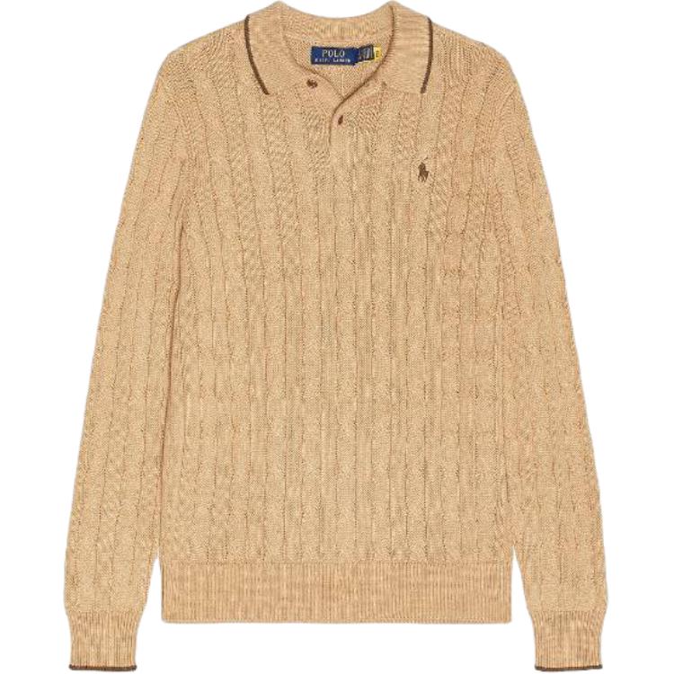 

Polo Ralph Lauren FW25 Свитер мужской из фактурного хлопка в рубчик 710P04441-002 XS