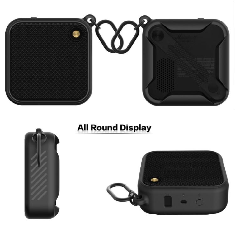 Odporne na warunki atmosferyczne silikonowe etui do głośnika kompatybilnego z Bluetooth z klipsem karabińczykowym Ochrona przygody