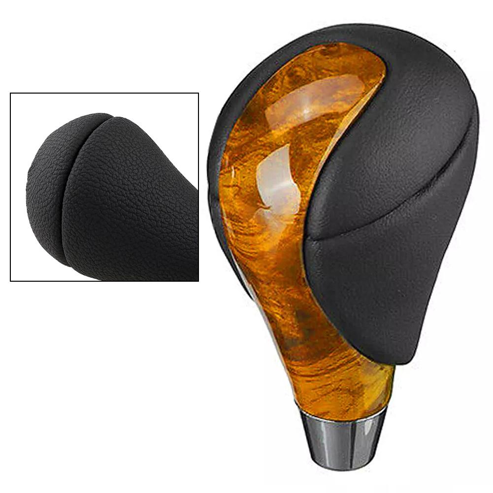 1pcs Car Gear Shift Shifter Knobs Leather For Estima Crown For Venza Suitable For Toyota For Lexus Cars Auto Accessories