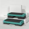 Adjustable Fitness Stepper, with Non-Slip Surface, for Home, Gym, Office Workout, Green