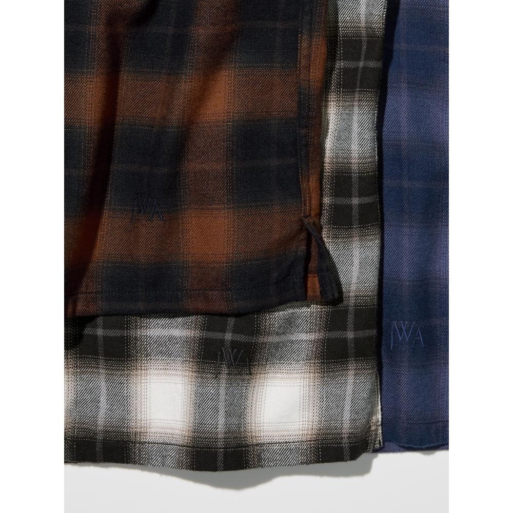 Uniqlo Brushed Cotton Open Collar Oversized Shirt  Long Sleeve 