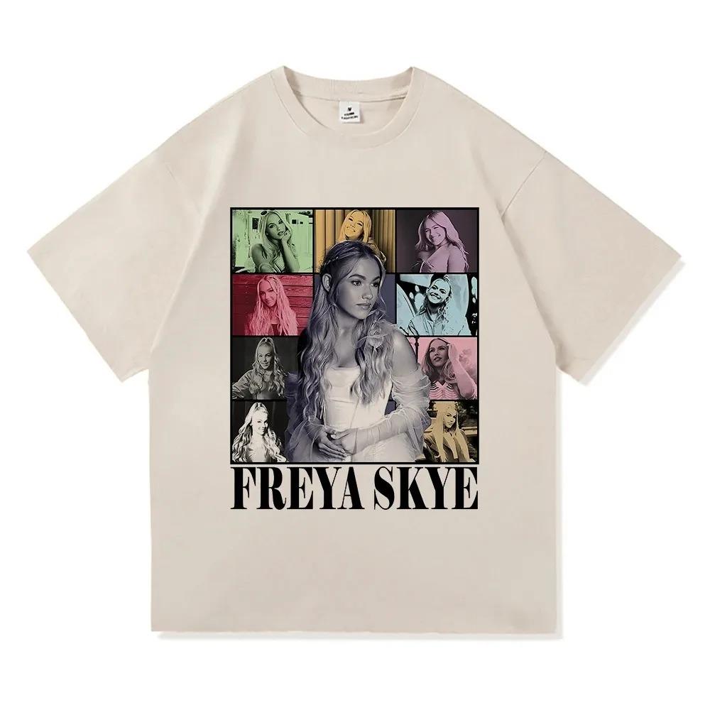 

Freya Skye Stars Align Tour Poster Print TShirt Unisex Harajuku Street Style Cotton Top Loose New Summer TShirt 4XL