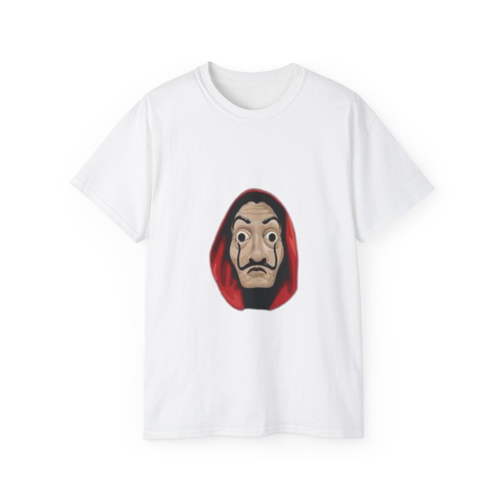 Dali Mask Red Hood Tee | Heist Crew Illustration T-Shirt S разноцветный