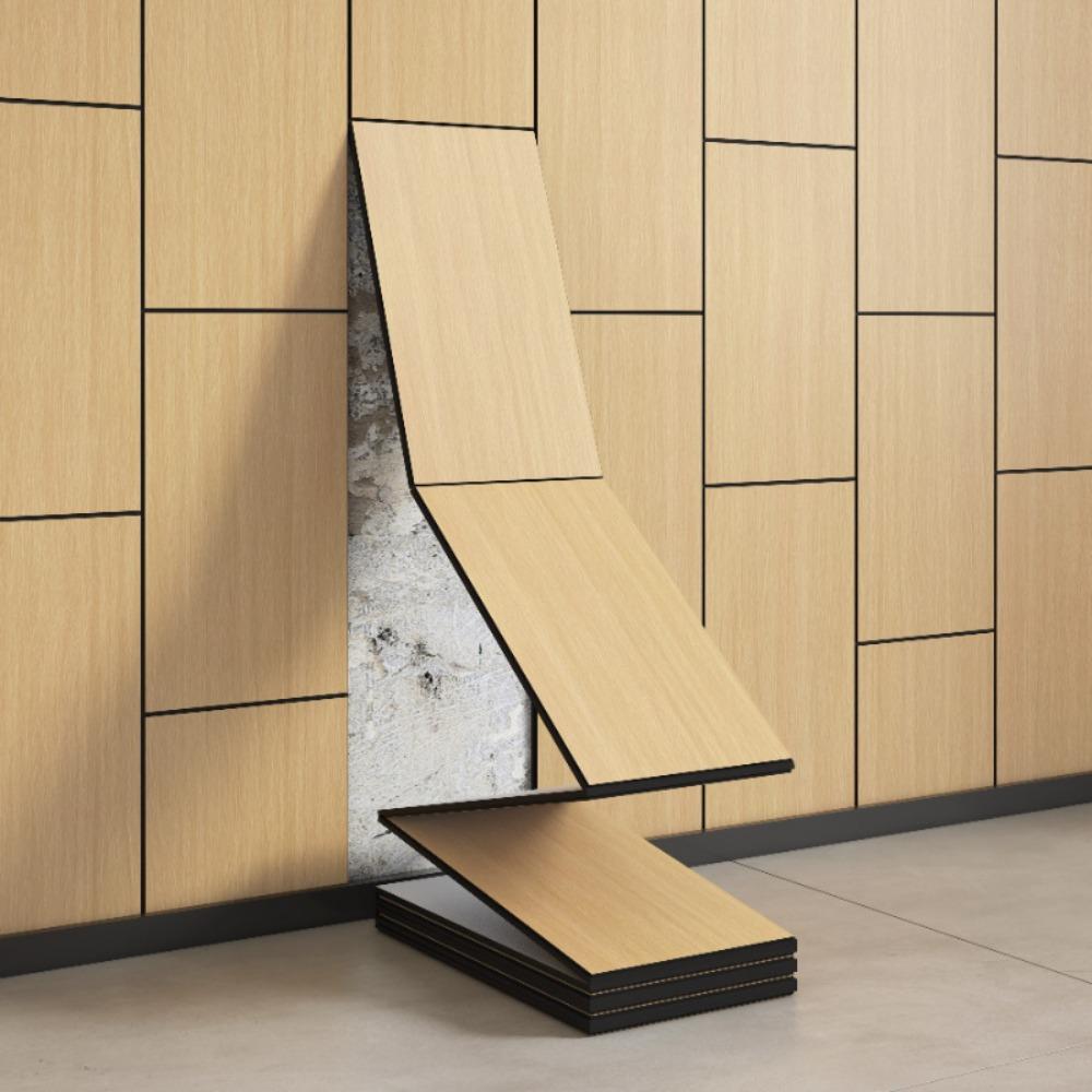 Oil Proof 3D Wood Grain Wall Panels PVC Self Adhesive Wall Sticker Bedrooms