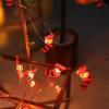 1Set Christmas Decoration LED Light String Snowflake Snowman Santa Claus Christmas Tree String Light Xmas Tree Ornament For Home