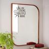 You Are Beautiful Mirror Decal Decal Bathroom Decor Inspire Motivational Quote Sticker Fitting Room Bedroom Decoration