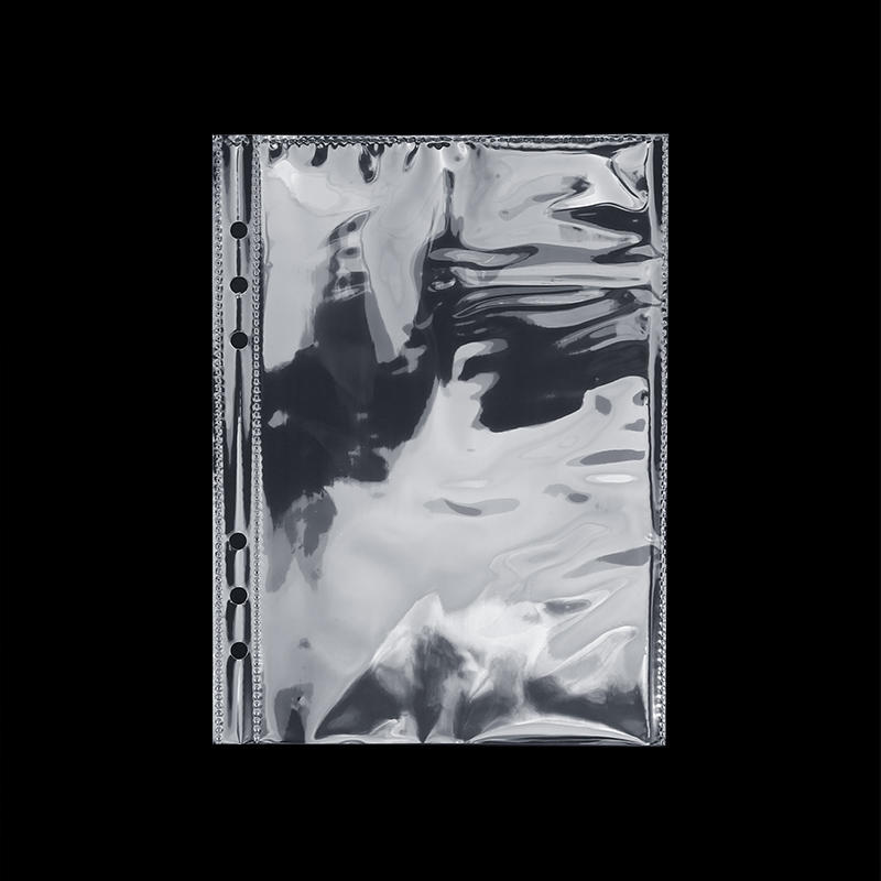 A5 Transparent PVC File Folder Multifunctional Loose Leaf Document Organizer For Photo Card Collection Postcard Storage Binder