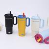 Water Bottle Stainless Steel Insulation Large Capacity Handle Straw Cup Double Vacuum Car Cup
