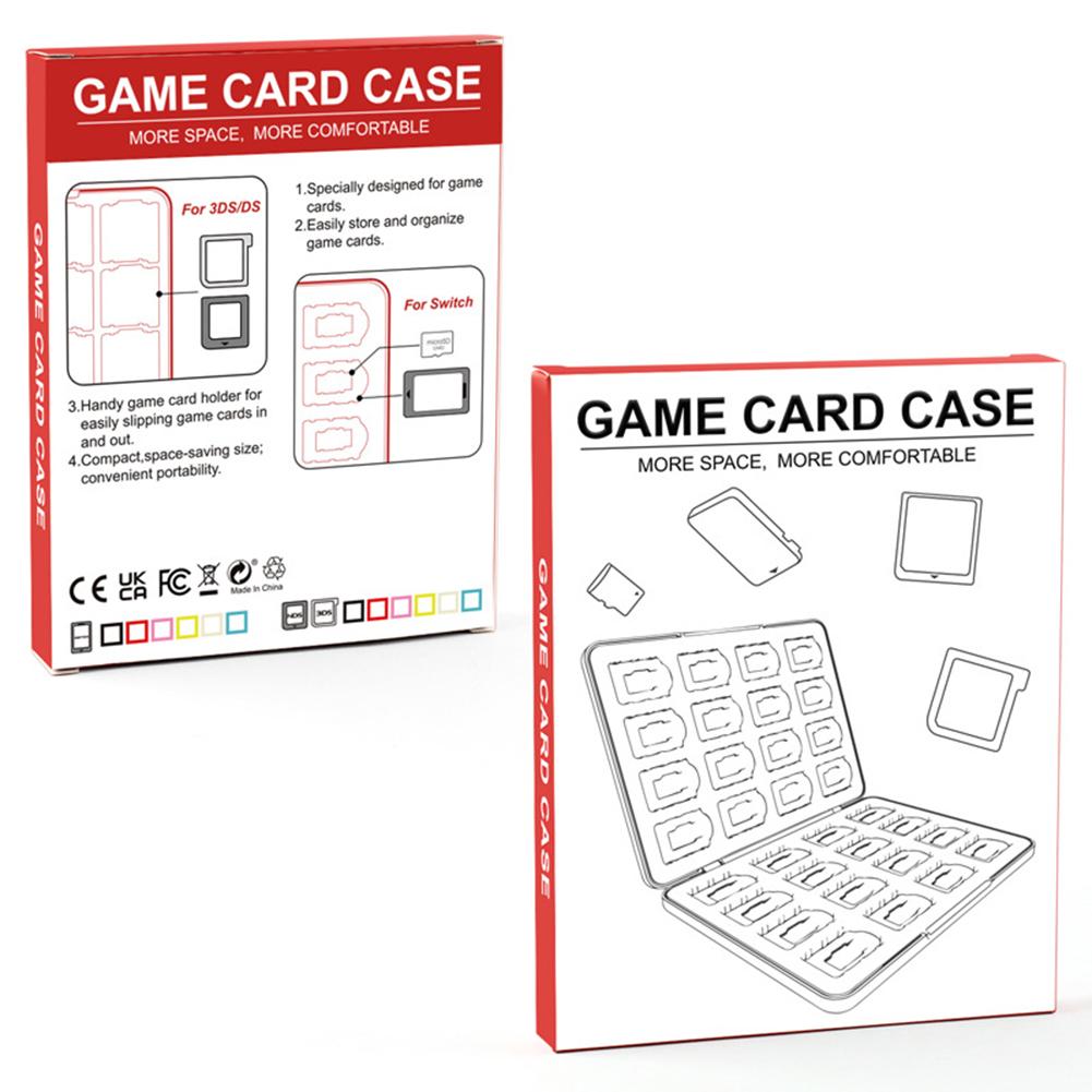 Game Card Case with 32 Game Card Slots Portable Game Protective Organizer Game Storage Box for Nintendo Switch2 2025/OLED/Lite