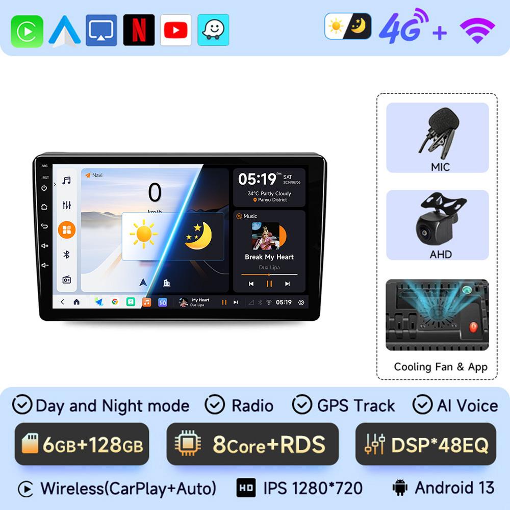 JIUYIN For Citroen Berlingo B9 Peugeot Partner 2008-2019 Car Radio Multimedia Navigation 2din Android Autoradio CarPlay Stereo