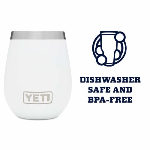 YETI Rambler 10oz Wine Tumbler, Vacuum Insulated, Stainless Steel