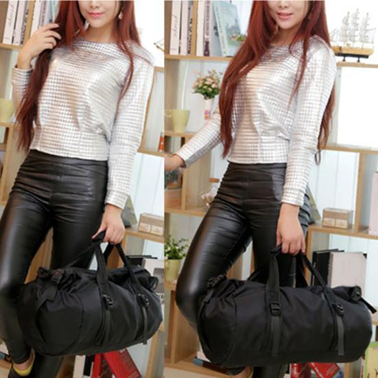 Women Men Folding Zipper Travel Bag Handbag Sports Fitness Luggage Duffle Pouch