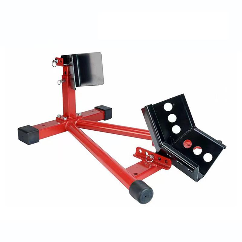 Motorcycle Front Wheel Support Frame Motorcycle Treadboard Cushion Support Frame Tire Repairing Stand Tool