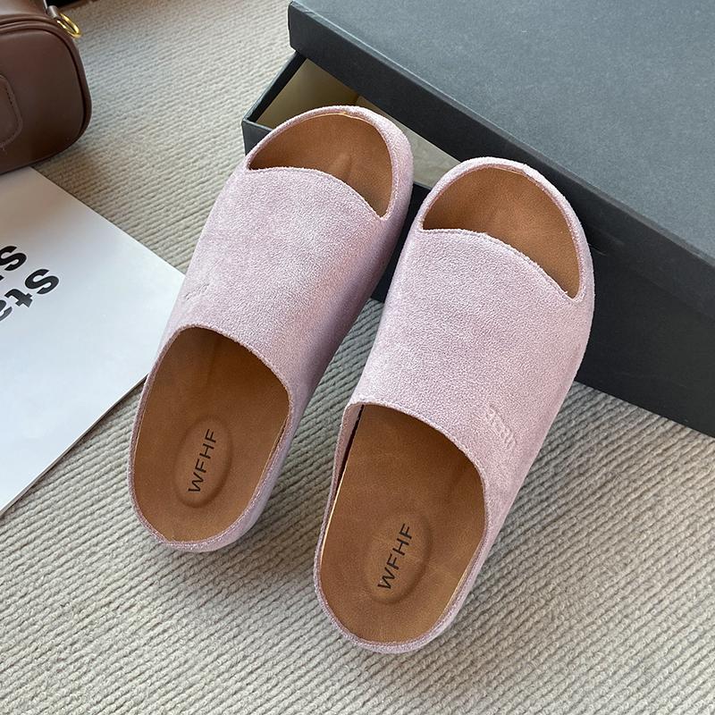 Female Shoes Slippers Women Summer Rubber Flip Flops Slides Platform 2025 Hawaiian Soft Luxury Casual Leisure Shoes Slip
