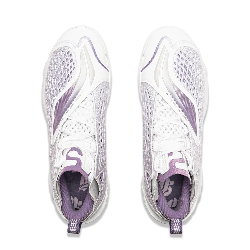 Li Ning BadFive 5 Slip Resistant, Abrasion Resistant, Breathable, Rebound Grip Mid Top Basketball Shoes Men's ABFV025-12
