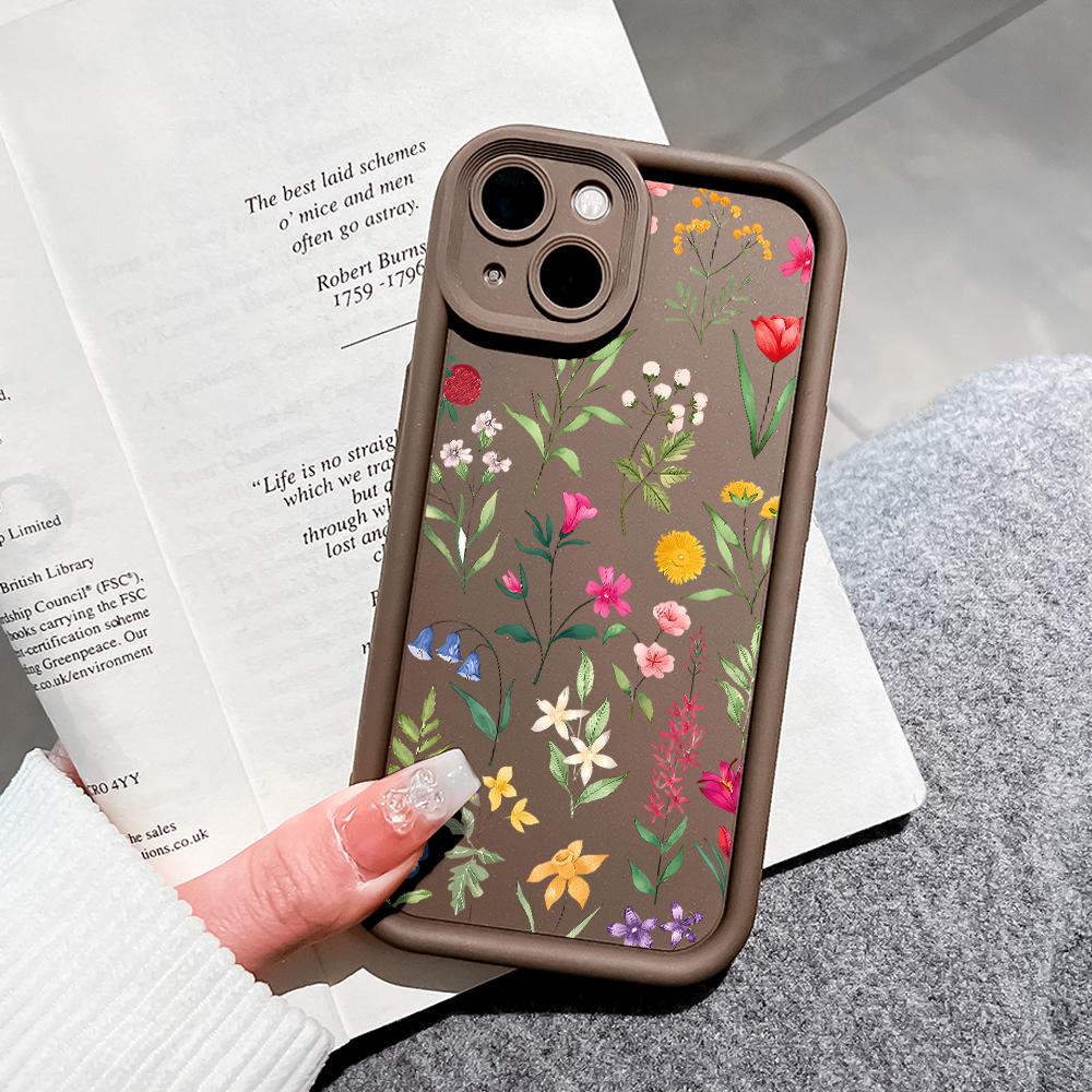Soft Silicone Phone Casing Full Cover Camera Shockproof Protection Case for Samsung Xiaomi Redmi Poco