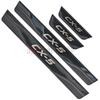 For Mazda CX-5 CX5 KE KF Accessory 2012-2024 2025 Car Carbon Door Sill Kick Scuff Plate Guard Pedal Protector Trim Cover Styling