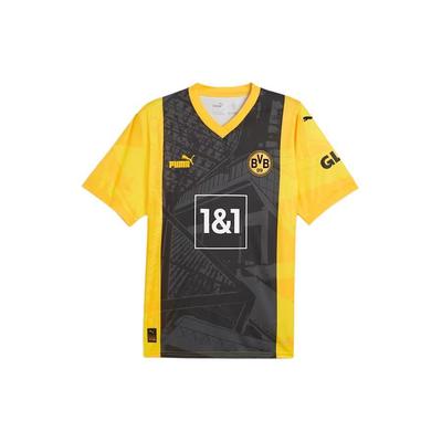Bvb Series Ss24 Dortmund Special Edition Pullover Short Sleeve Football Shirt Men Tops Black Yellow 777069-01