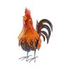  Rooster Statue for Garden Yard Sign Decors Lawn Garden Decorative Sign Backyard Decors Iron Rooster Sculpture Figurine