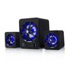 D 207 Computer Speaker USB Wired Combination Speaker Colorful LED Bass Stereo Music Player Subwoofer Speaker for