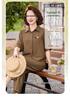 2026 Mom's Summer Fashion: Short-Sleeved Shirt & Wide-Leg Pants Set for Middle-Aged and Elderly Women