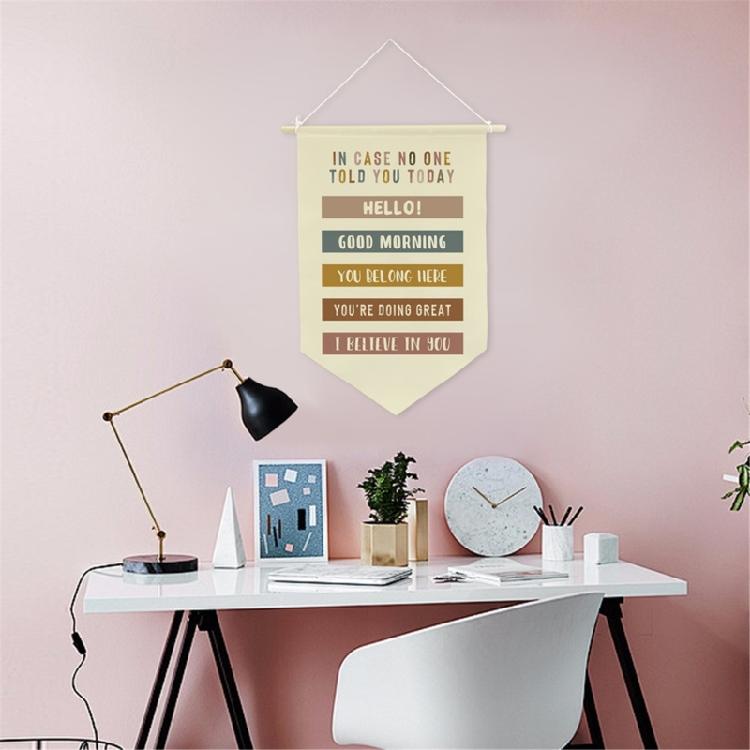 Personalizeds Pennant Banners Flag with Bright Color to Add Personality and Motivation to Any Room