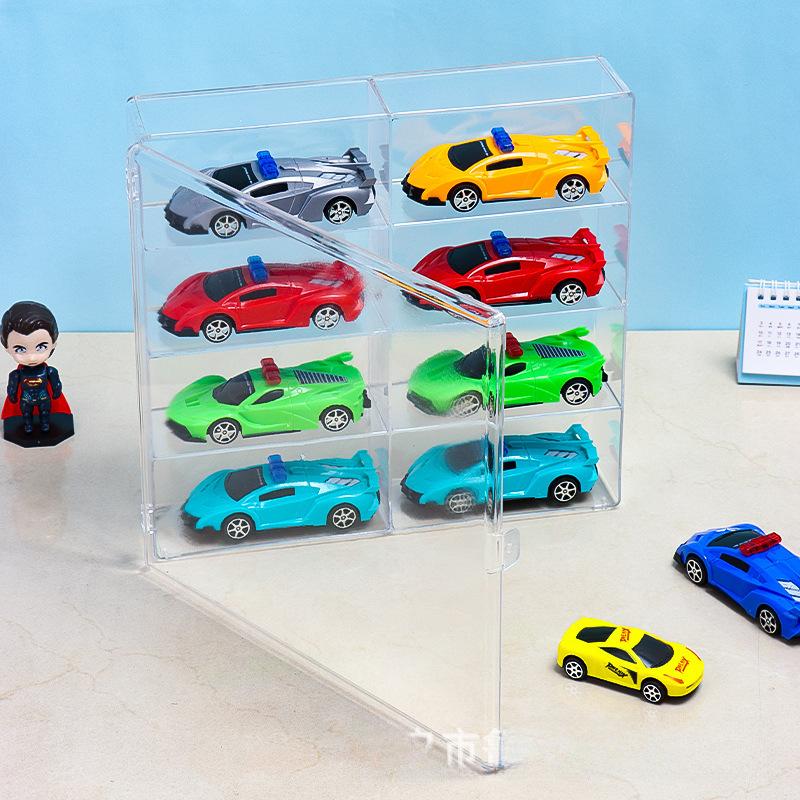 Acryl-Aufsteller für Spielzeugauto-Modelle (Passend für Tomica & Hot Wheels)