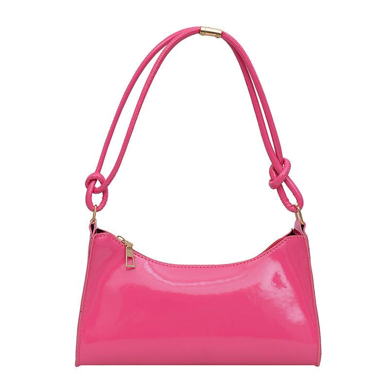 Stylish Small Pu Handheld Women's Bag Ideal For Daily Commuting In Black Pink And Brown