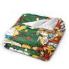 Christmas Family Fun Cozy Holiday Blankets The S-Simpsons Warm Soft Pattern Plush Bedding Throws For Bedroom Bedspread Bed Cover