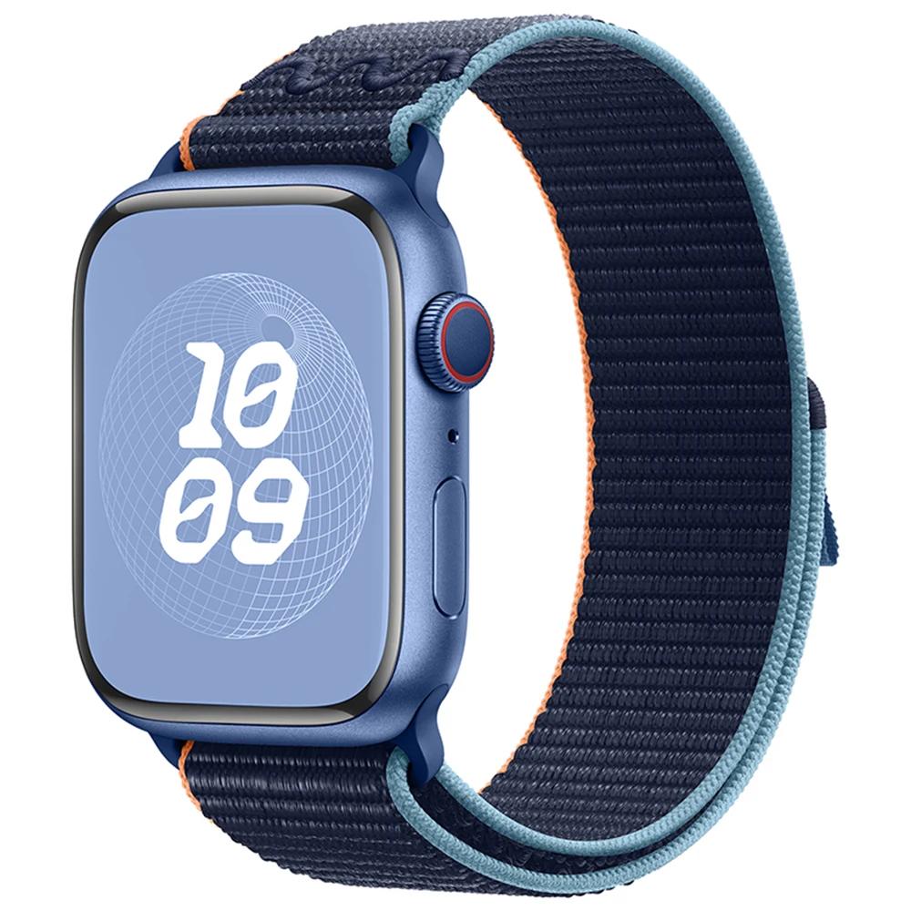 Nylonband für Apple Watch Band 49 mm 44 mm 40 mm 45 mm 41 mm 42 mm 44 45 49 mm Correa Armband iWatch Ultra Serie 7 6 5 3 SE 8 Armband