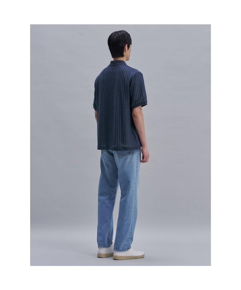 SHIFT.G Cotton Jersey Cardigan Blue