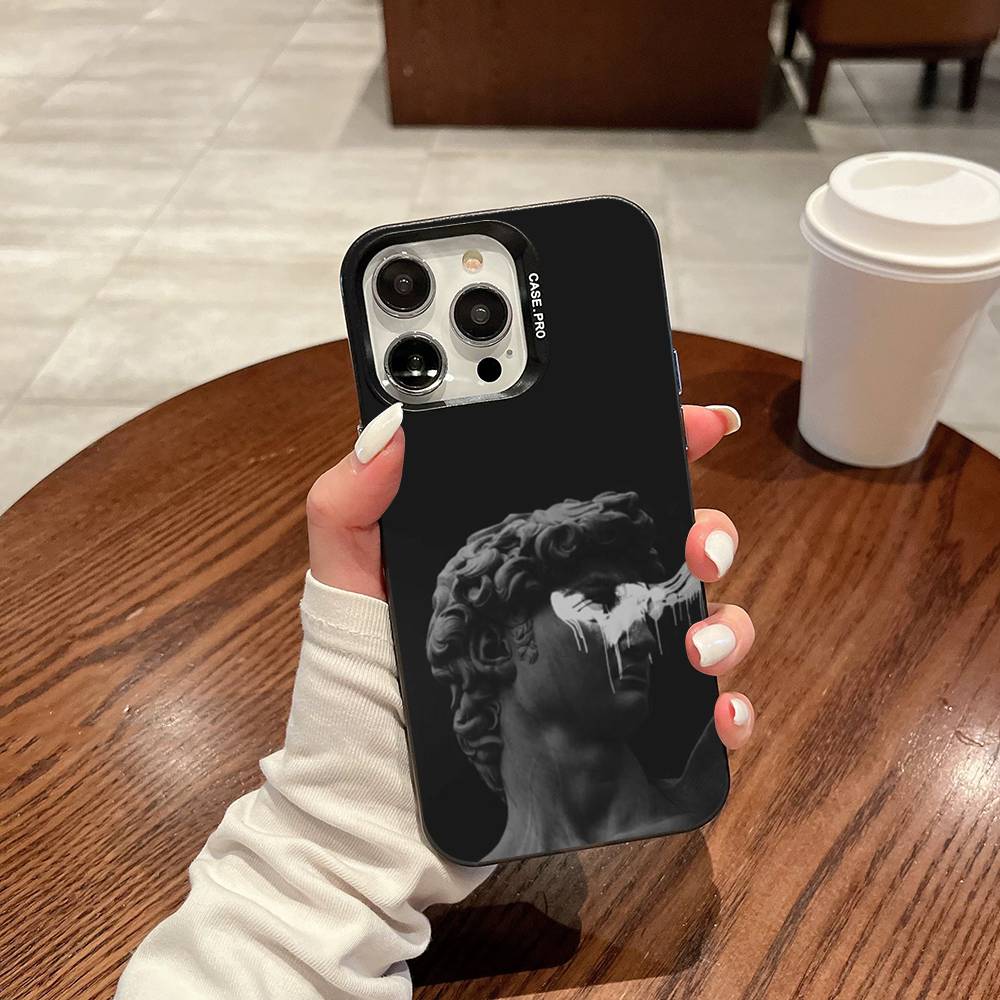 

Aesthetic David Phone Case For IPhone 17 16 15 14 13 12 11 Pro MAX Matte Shockproof Back Anti Fall Matte Cover iPhone 13 pro