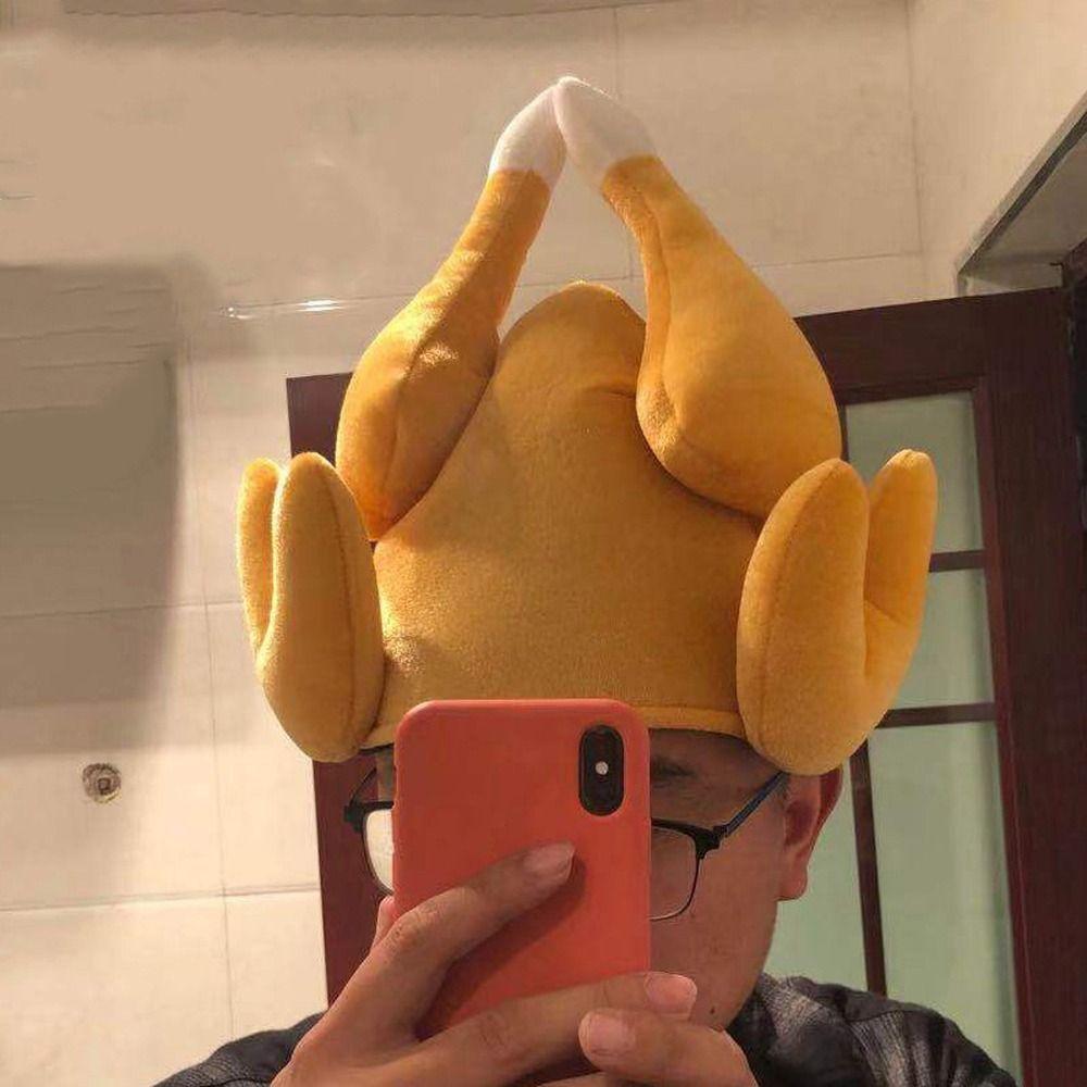 Plush Electric Hats Winter Warm Flower Drumsticks Hats Cosplay Shark Hat Animal Hat Performance Hat