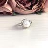 Silver Ring with Natural Pearls (2044017)