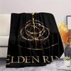 1Pc Elden Ring Print Flannel Blanket, High Quality Comfortable for All Seasons, Home Decor, Warmth and Comfort, Perfect for Christmas Gifts