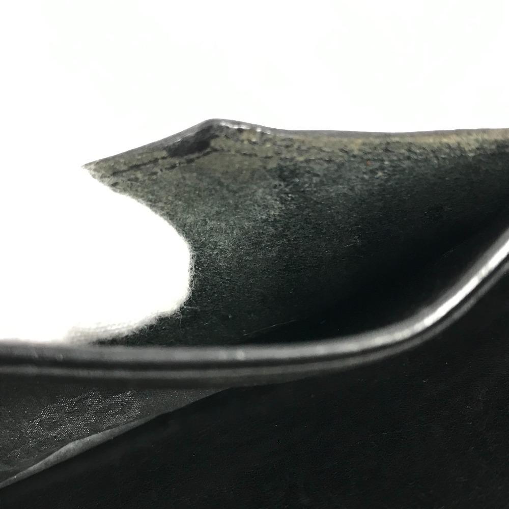 CHROME HEARTS Single Fold LNG SNGL FLD TIPS 2-fold Long Wallet Black/Silver